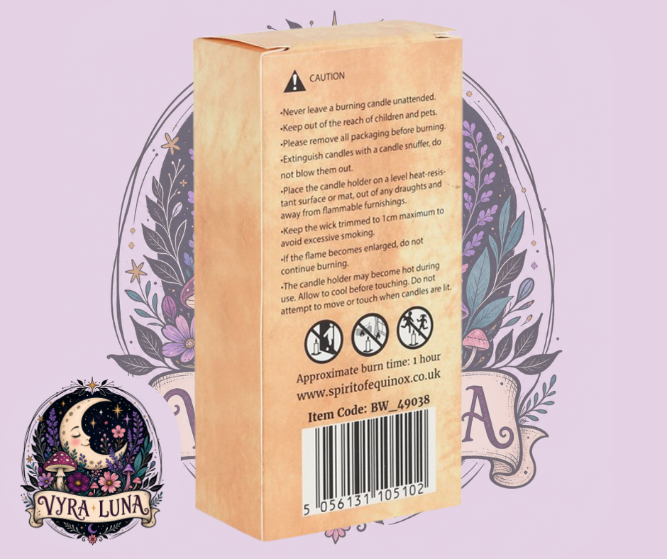 Blessed Bee Beeswax Spell Candles — Set of 6