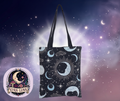 Blue Moon Celestial Tote Bag