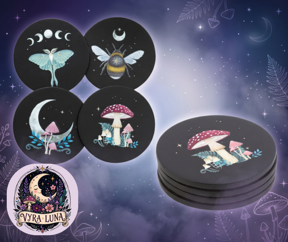 Dark Forest Coaster Set | Set of 4