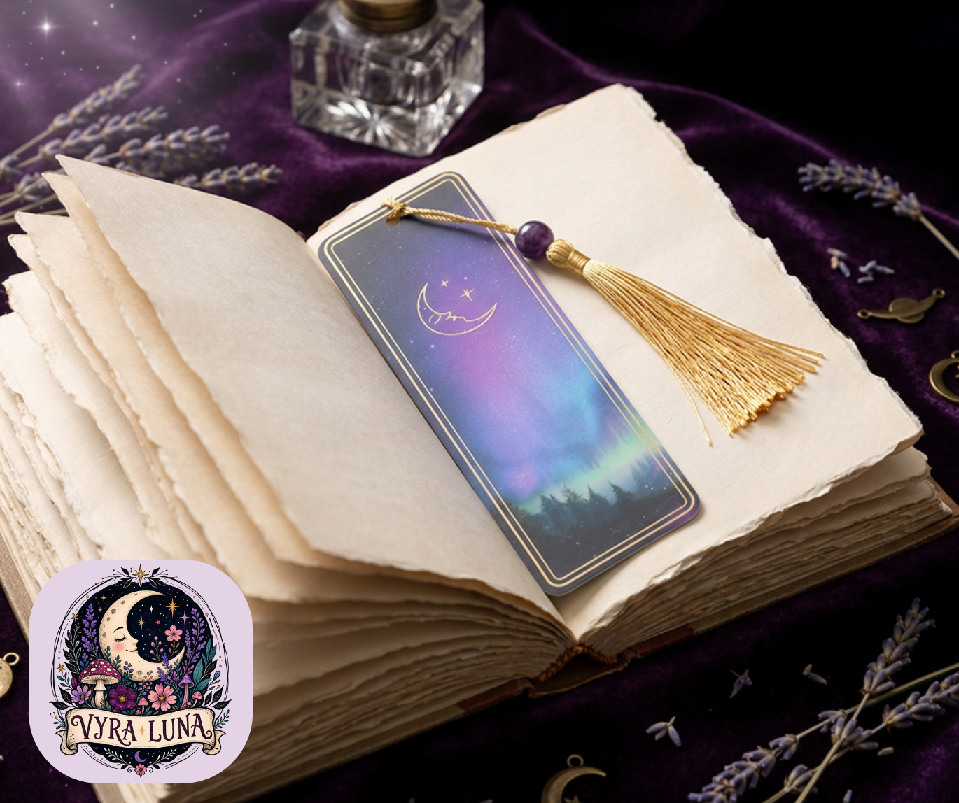 Ethereal Amethyst Bookmark