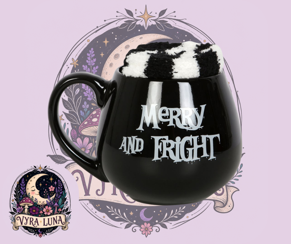 Merry & Fright Mug & Socks Gift Set