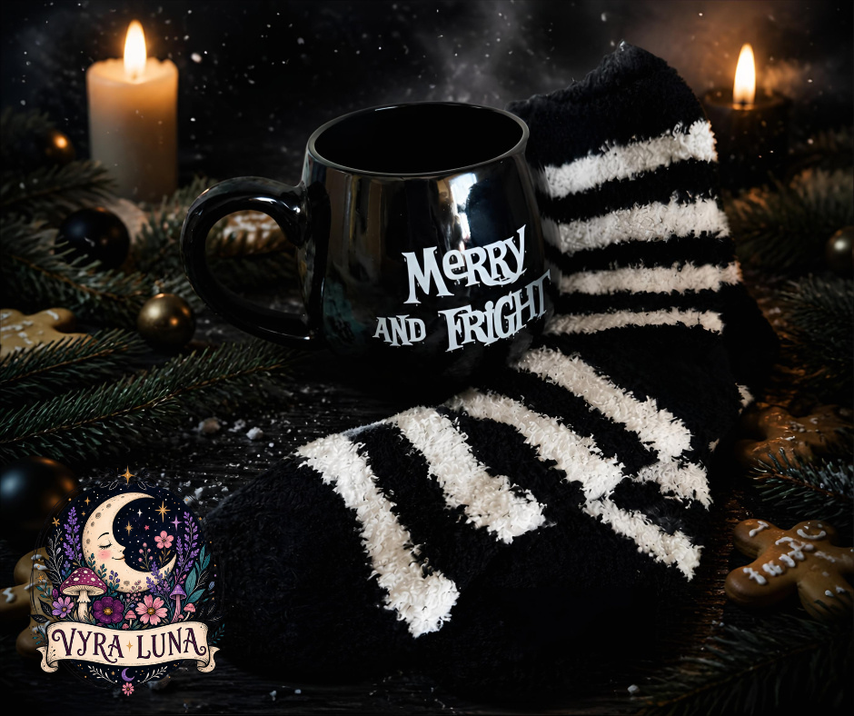 Merry & Fright Mug & Socks Gift Set