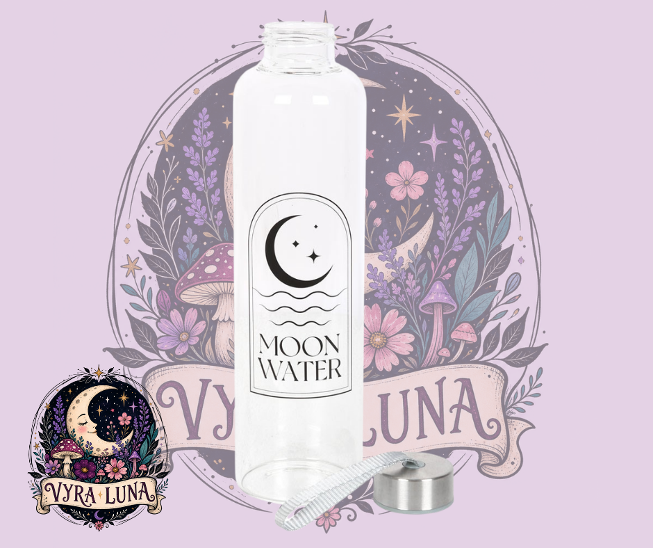 Moon Water Glass Bottle