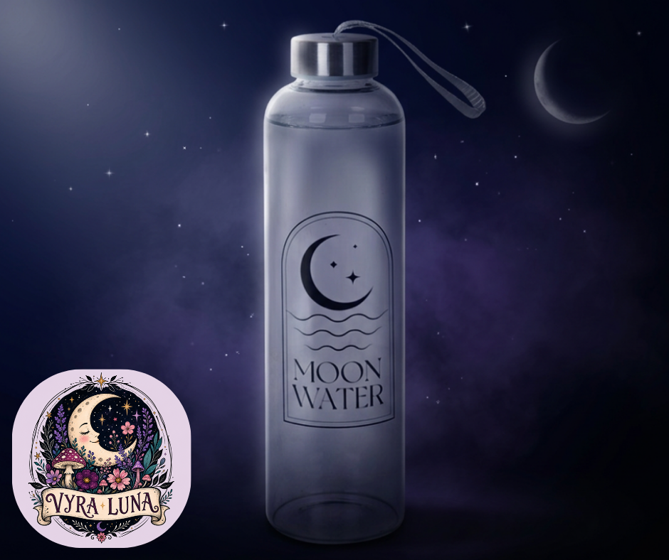 Moon Water Glass Bottle