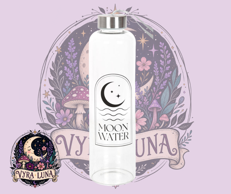 Moon Water Glass Bottle