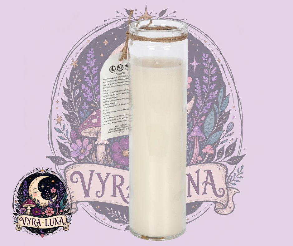 Moon Phase Coconut Scented Tube Candle