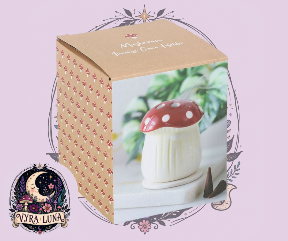 Mushroom Incense Cone Burner
