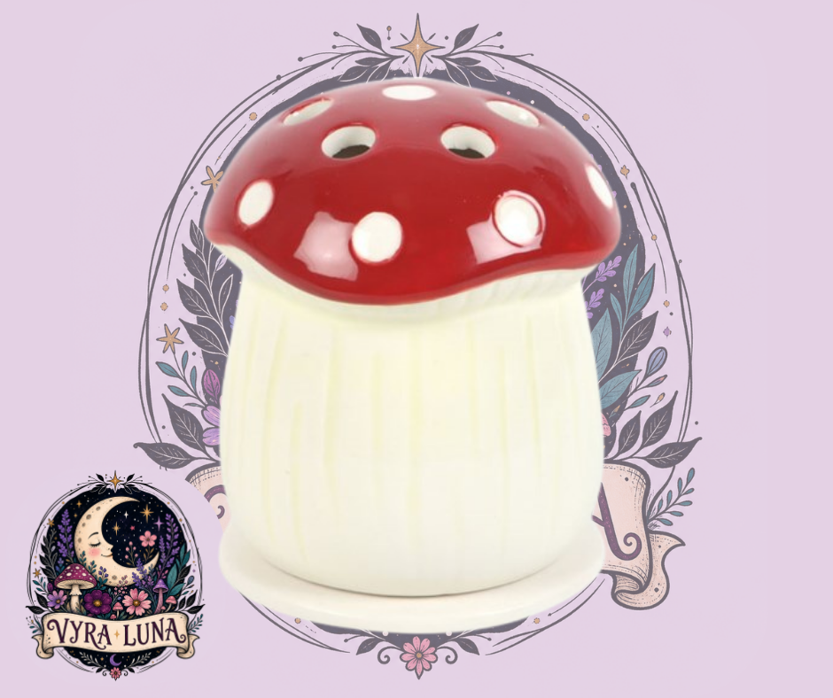 Mushroom Incense Cone Burner