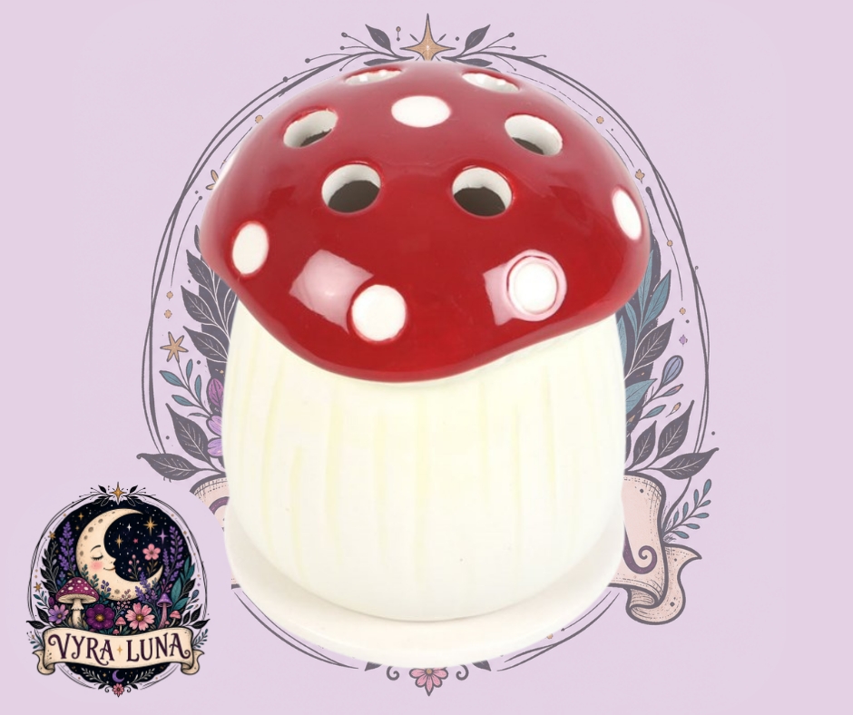 Mushroom Incense Cone Burner