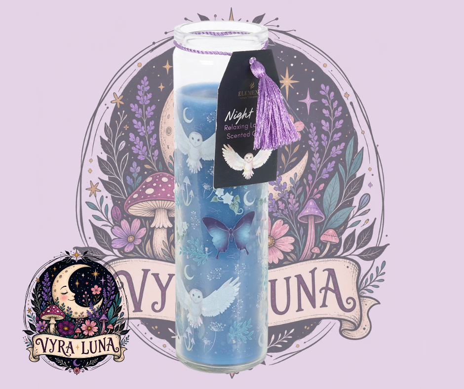 Night Owl Lavender Tube Candle