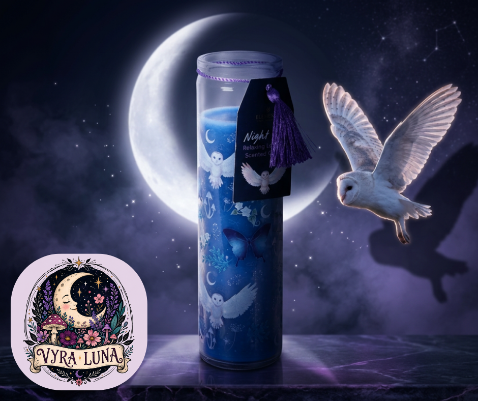 Night Owl Lavender Tube Candle