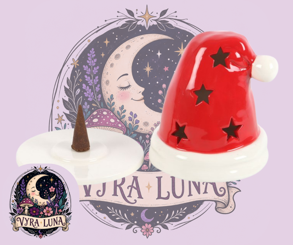 Santa's Hat Incense Cone & Tea Light Holder