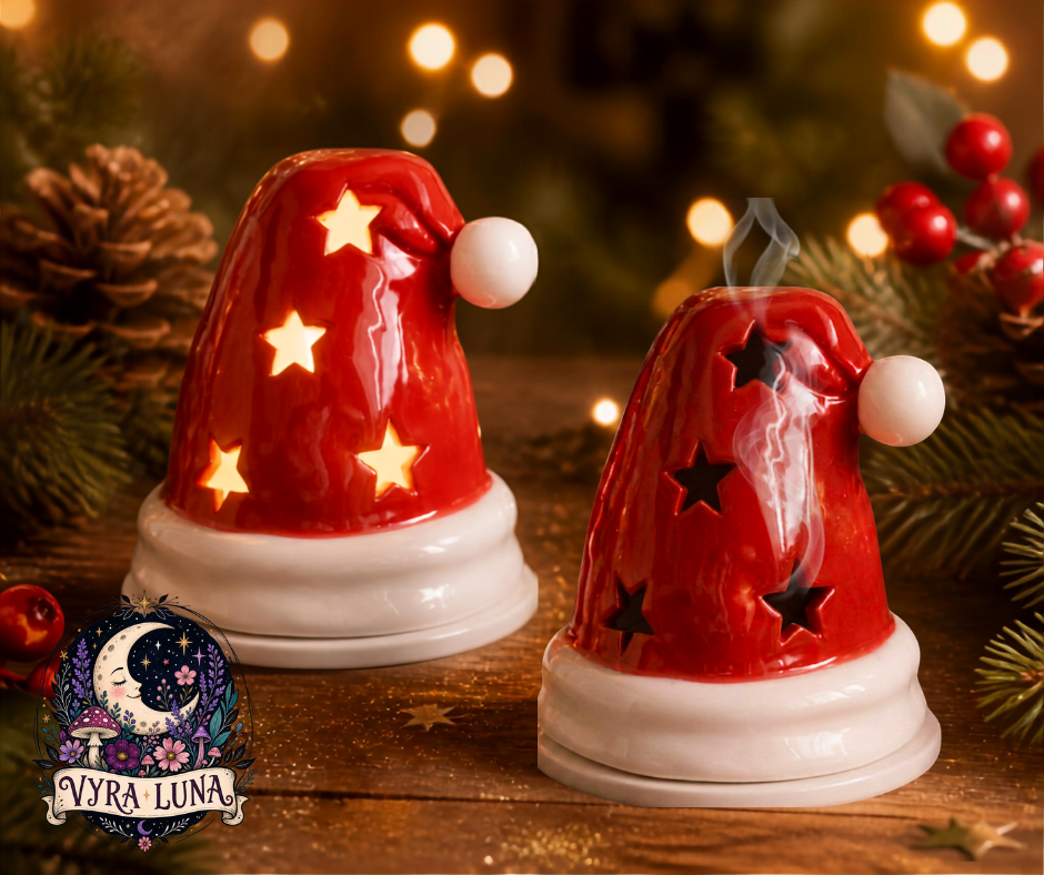 Santa's Hat Incense Cone & Tea Light Holder