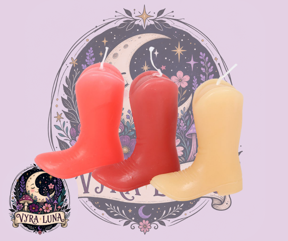 Cowboy Boot Candles Set of 3