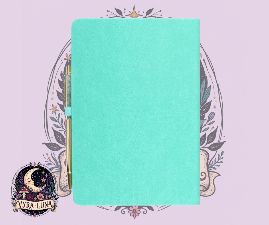Wellness Journal with Aventurine Pen