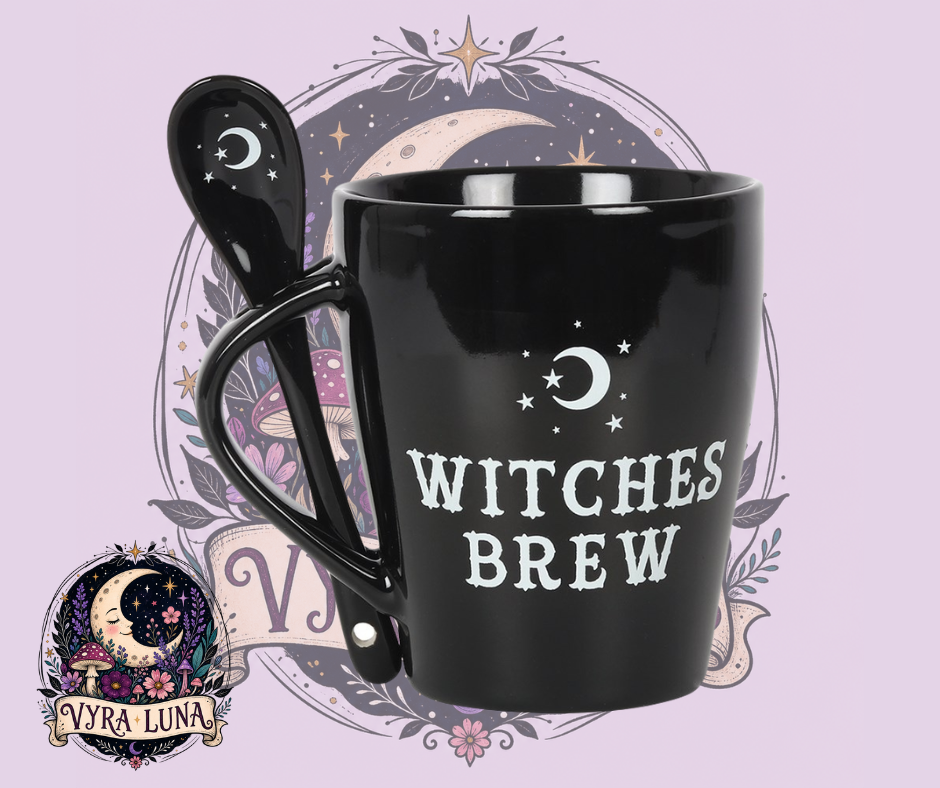 Witches Brew Mug & Spoon Set